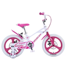 Детский велосипед Prof1 Velocity 16д. MB16VCG white белый с держателем для бутылочки